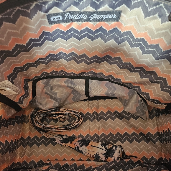 Lug Palm Sunset Puddle Jumper Tote - Retro Gem!! - Picture 4 of 5
